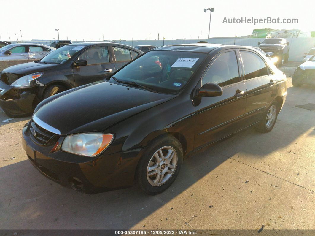 2005 Kia Spectra Lx/ex/sx Черный vin: KNAFE121655151715