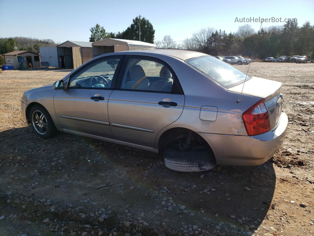 2006 Kia Spectra Lx Золотой vin: KNAFE121665309679