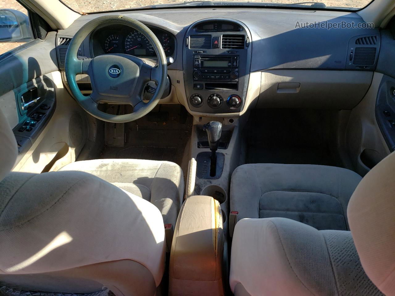 2006 Kia Spectra Lx Золотой vin: KNAFE121665309679