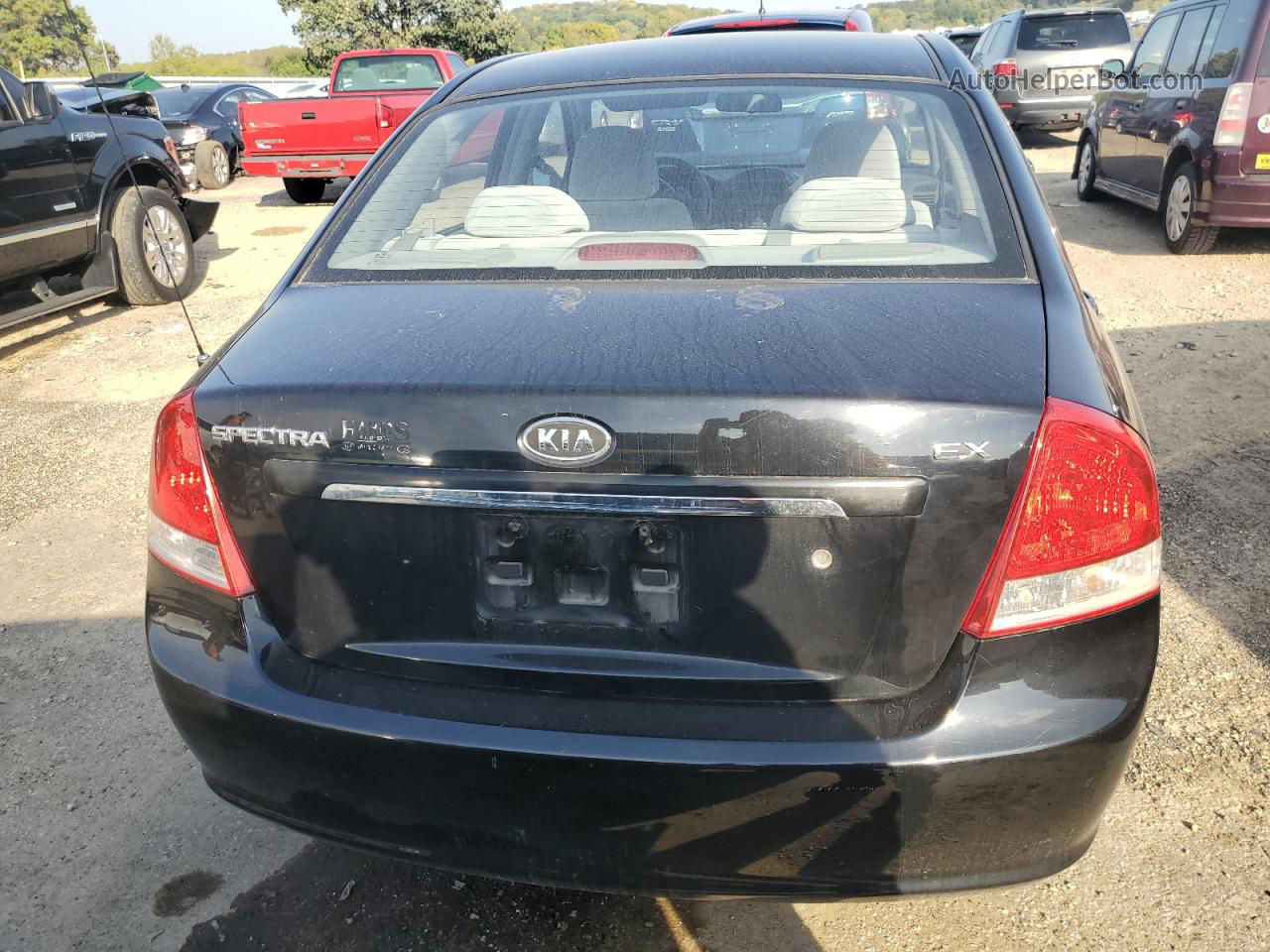 2007 Kia Spectra Ex Black vin: KNAFE121675442461