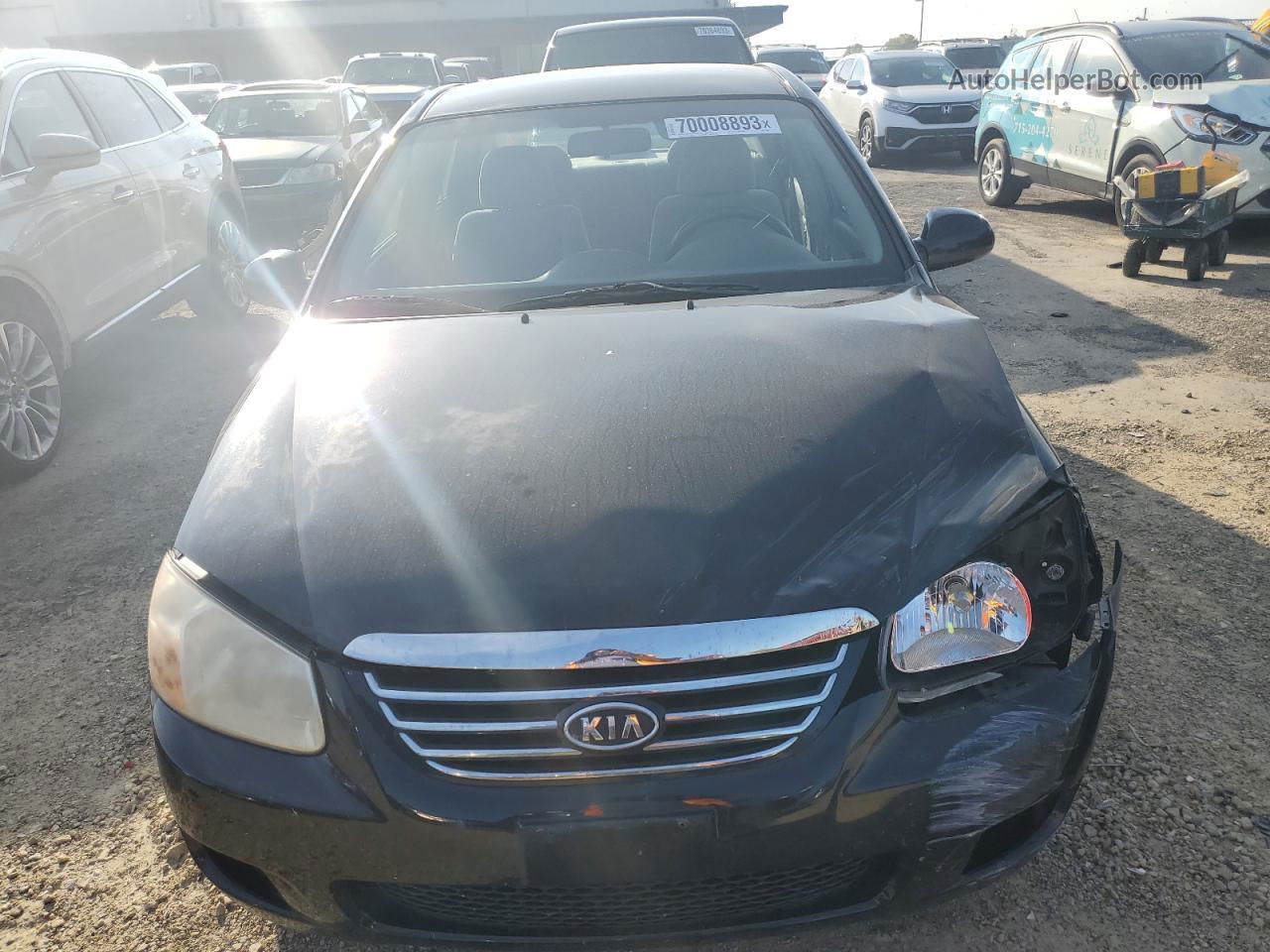 2007 Kia Spectra Ex Black vin: KNAFE121675442461