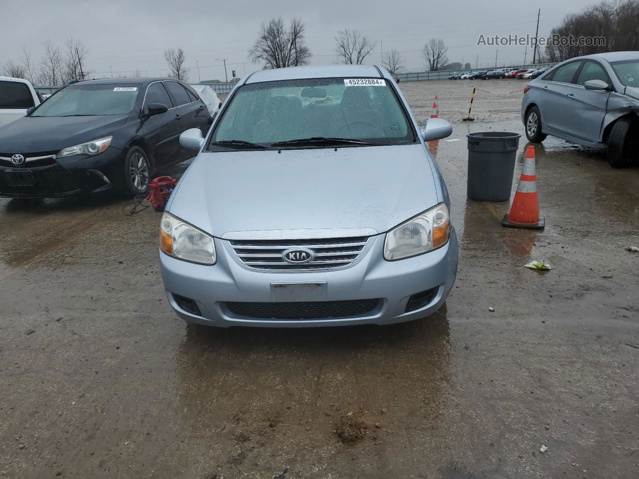 2007 Kia Spectra Ex Blue vin: KNAFE121675460281