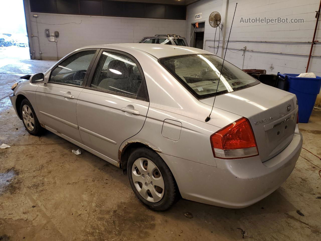 2007 Kia Spectra Ex Silver vin: KNAFE121675464766