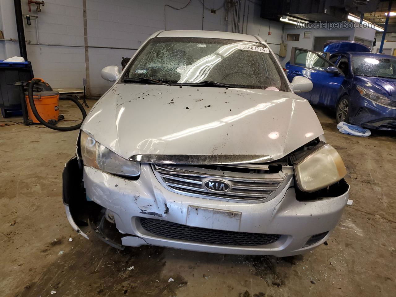 2007 Kia Spectra Ex Silver vin: KNAFE121675464766