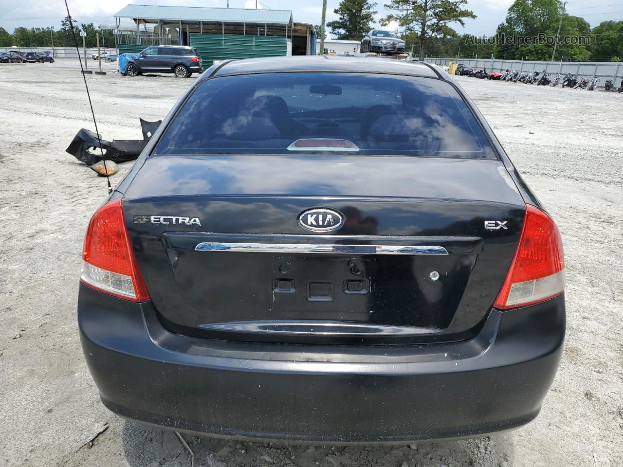 2007 Kia Spectra Ex Black vin: KNAFE121675466498