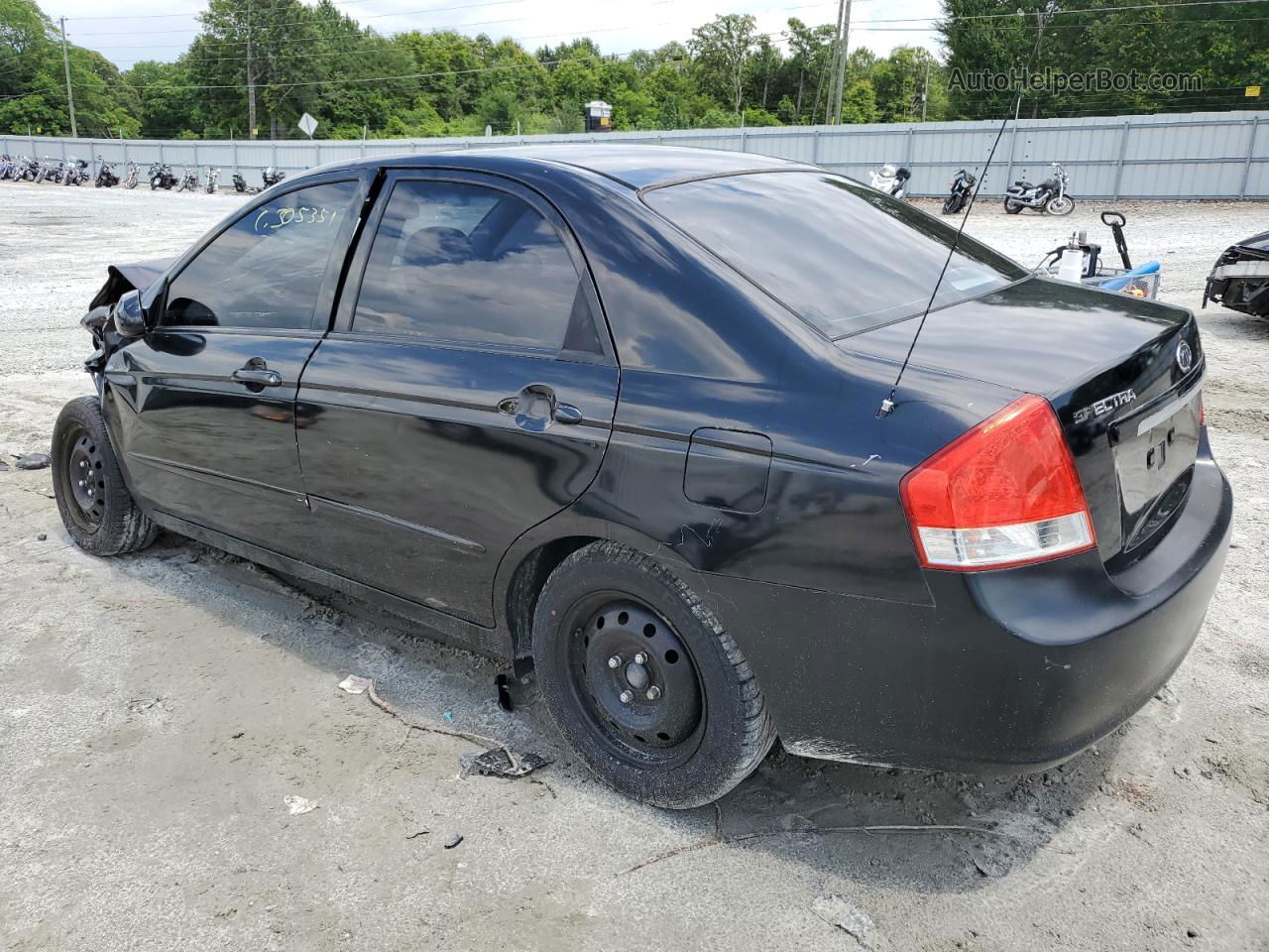 2007 Kia Spectra Ex Black vin: KNAFE121675466498