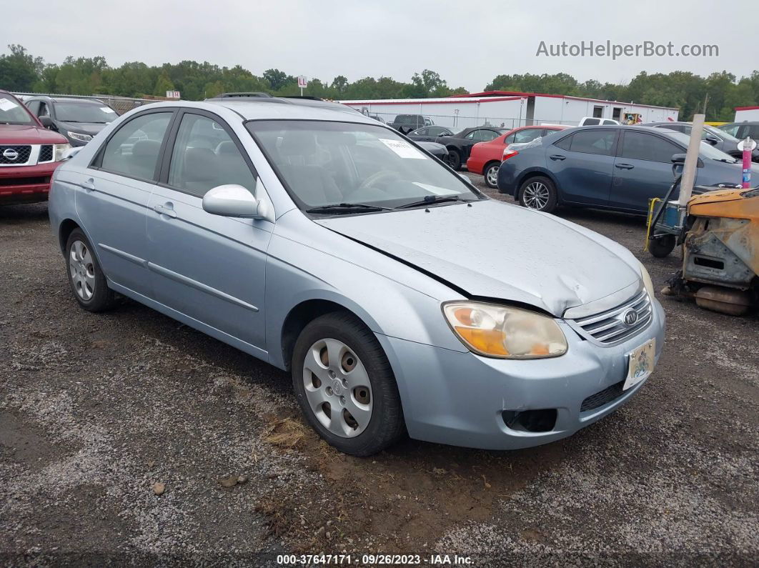 2007 Kia Spectra Ex Light Blue vin: KNAFE121675479462