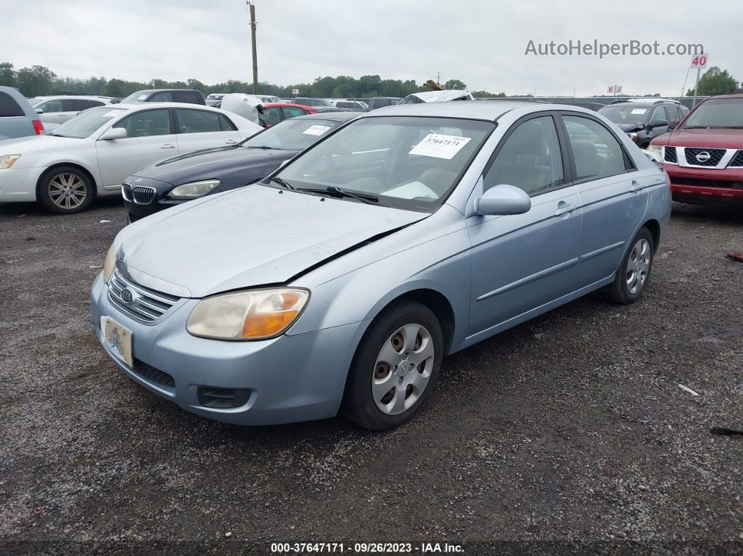 2007 Kia Spectra Ex Light Blue vin: KNAFE121675479462