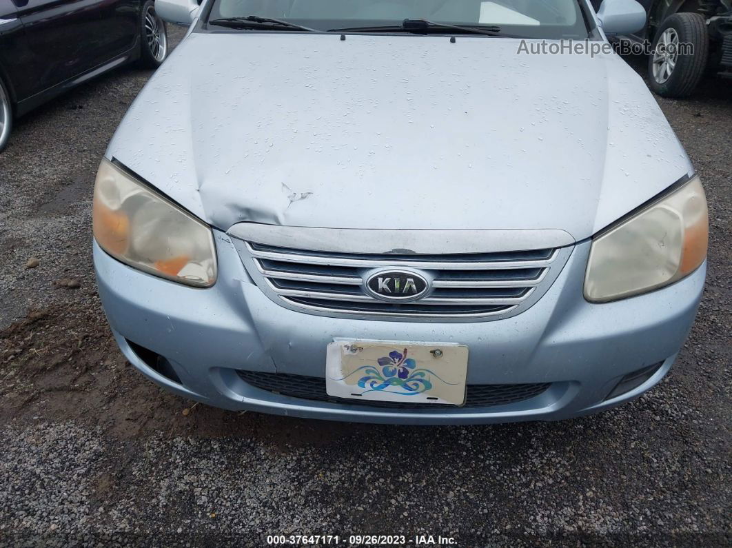 2007 Kia Spectra Ex Light Blue vin: KNAFE121675479462