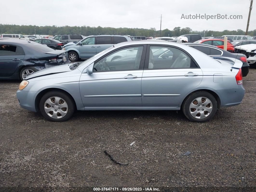 2007 Kia Spectra Ex Light Blue vin: KNAFE121675479462