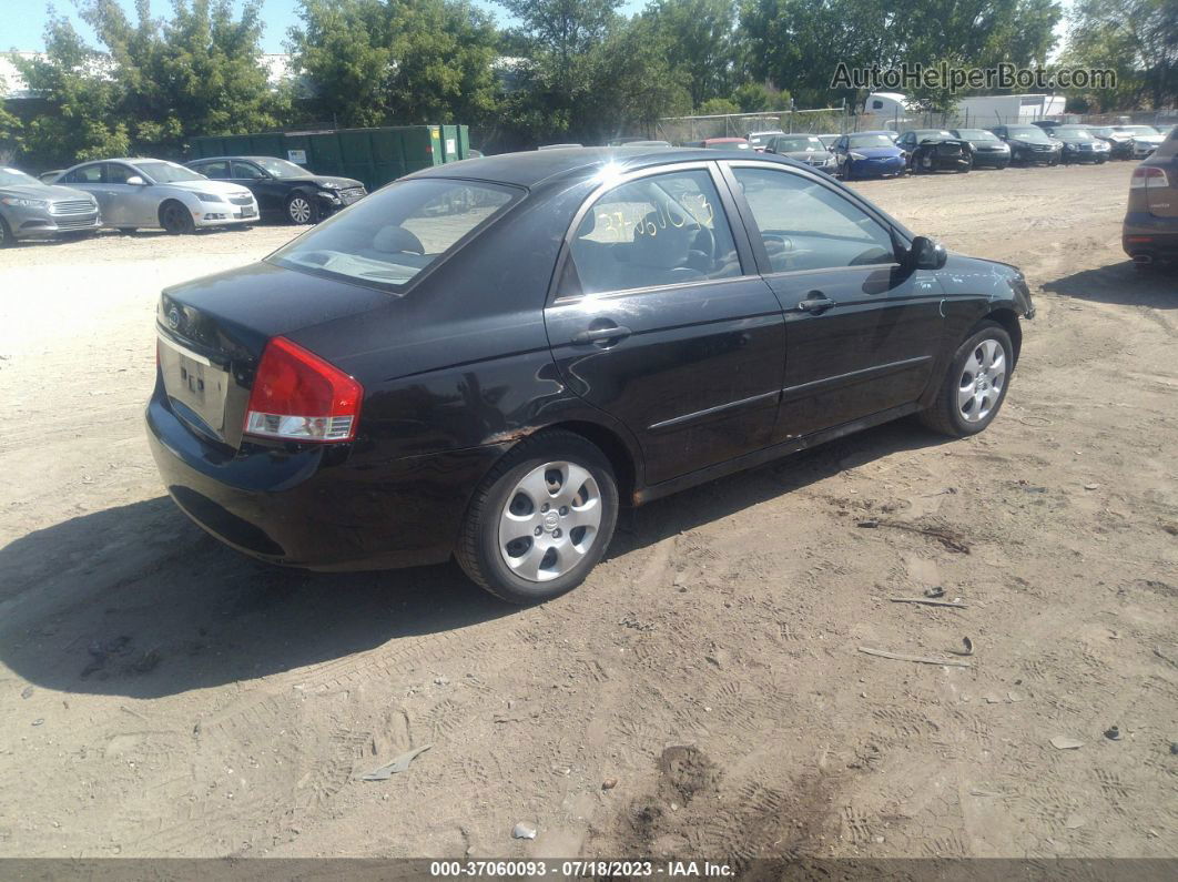 2007 Kia Spectra Ex Черный vin: KNAFE121675479610