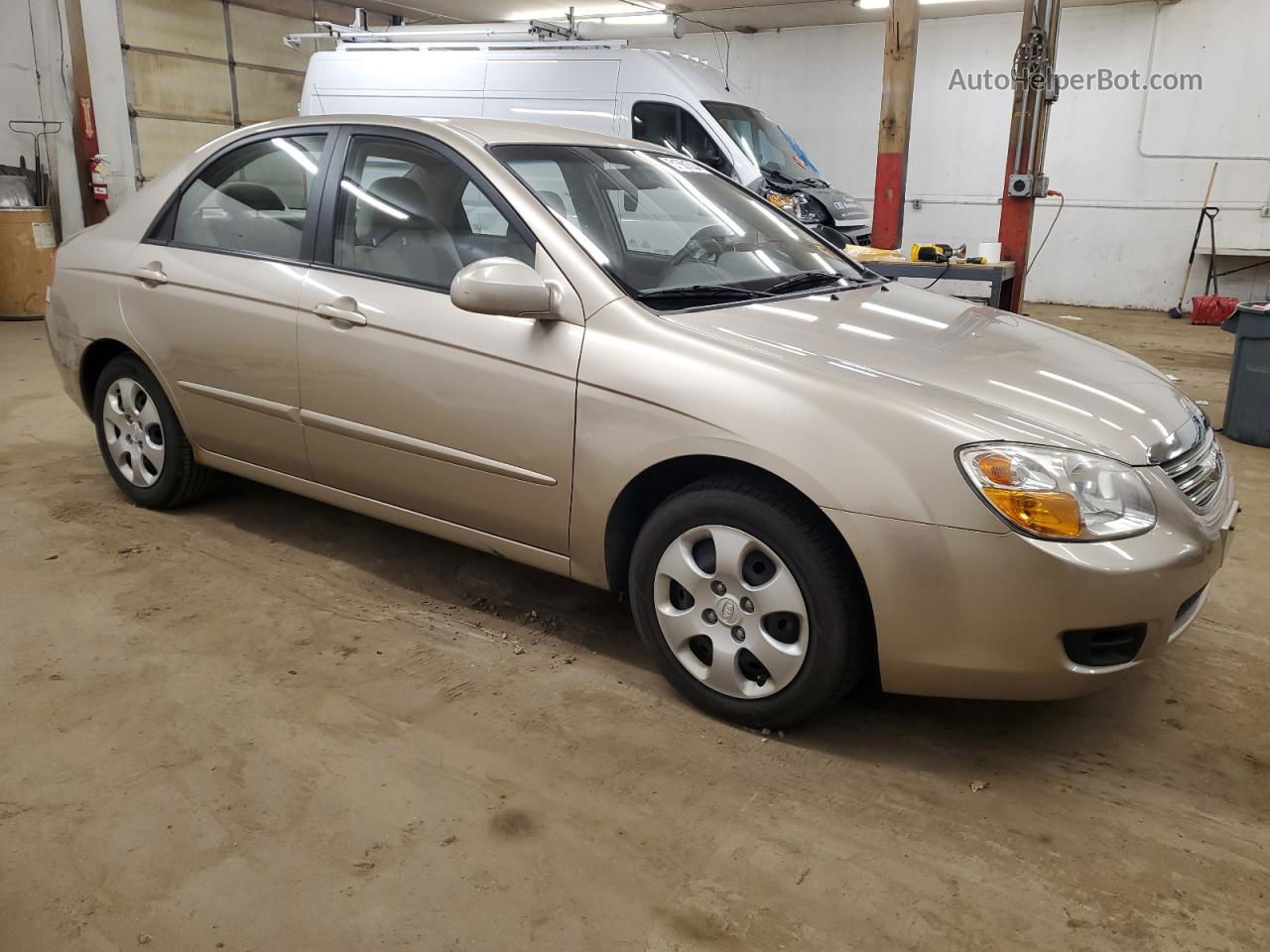 2007 Kia Spectra Ex Tan vin: KNAFE121675484984