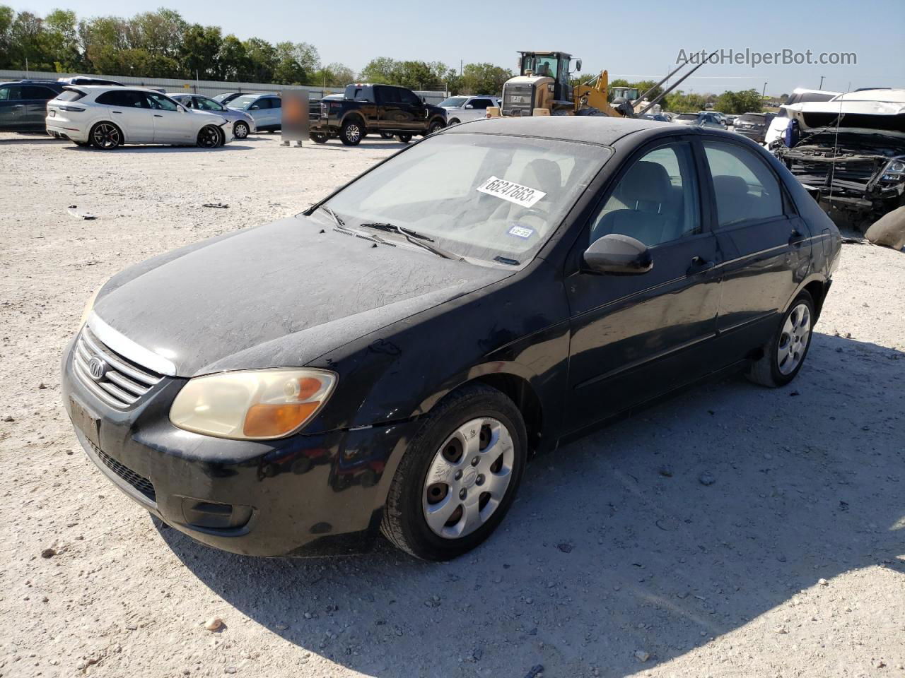 2007 Kia Spectra Ex Black vin: KNAFE121675486654