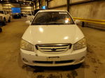 2005 Kia Spectra Lx White vin: KNAFE121755168653