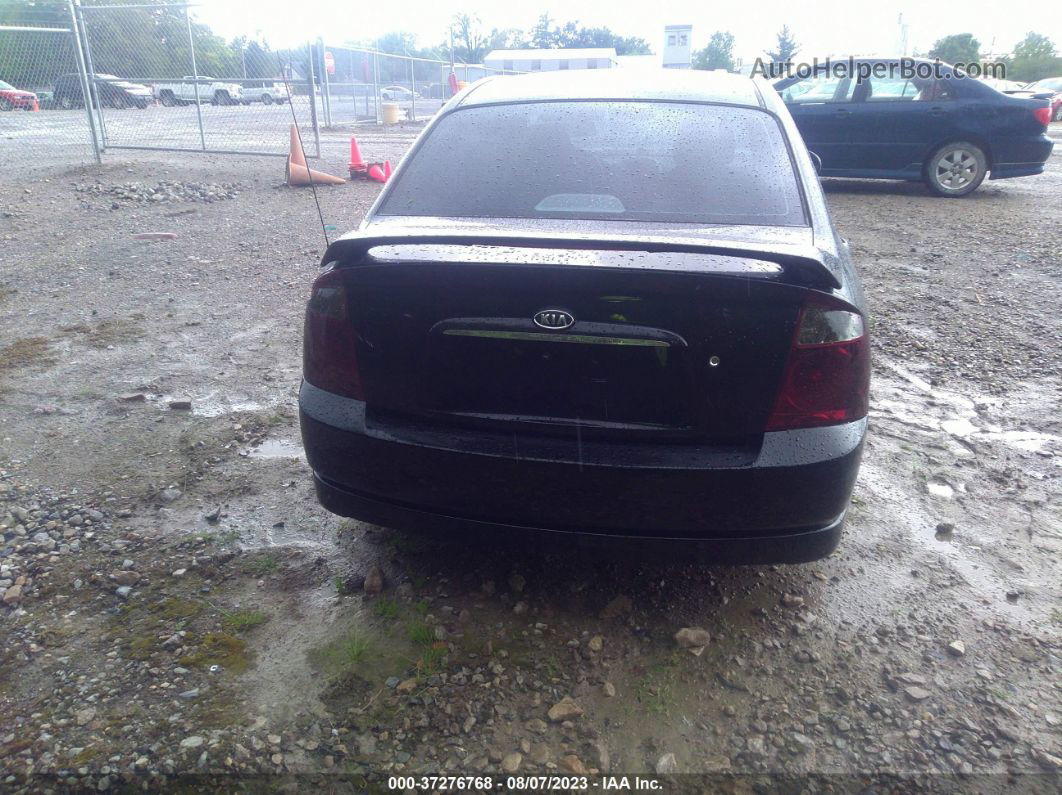 2006 Kia Spectra Ex/sx/lx Черный vin: KNAFE121765249153