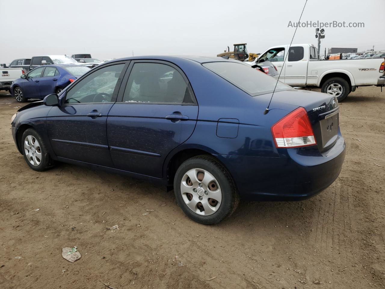 2007 Kia Spectra Ex Blue vin: KNAFE121775375711