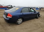 2007 Kia Spectra Ex Blue vin: KNAFE121775375711