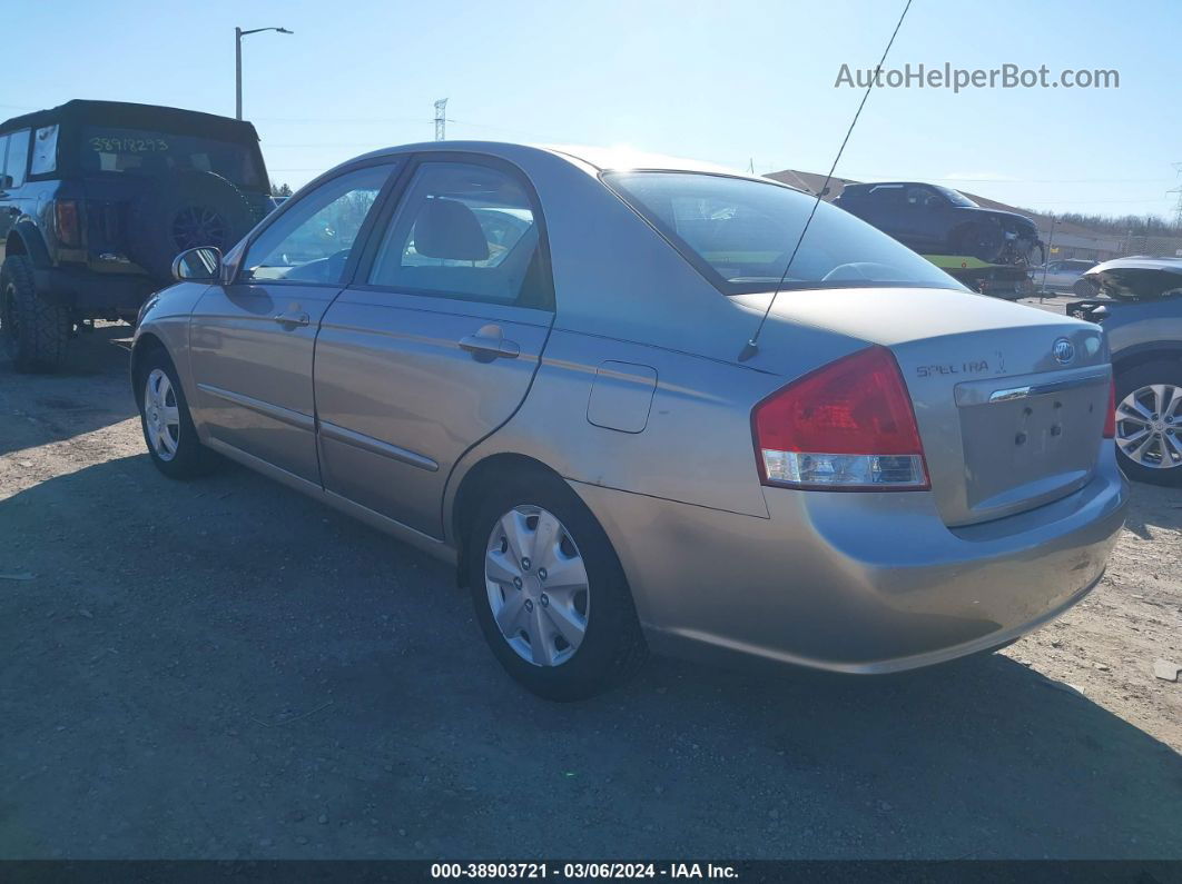 2007 Kia Spectra Ex Beige vin: KNAFE121775409680