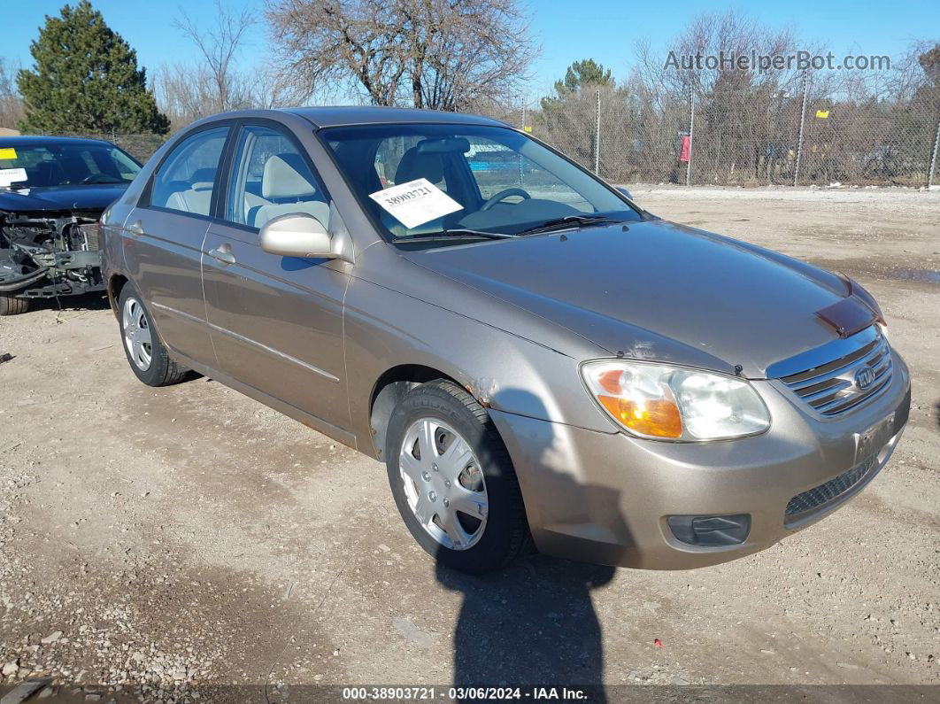 2007 Kia Spectra Ex Бежевый vin: KNAFE121775409680