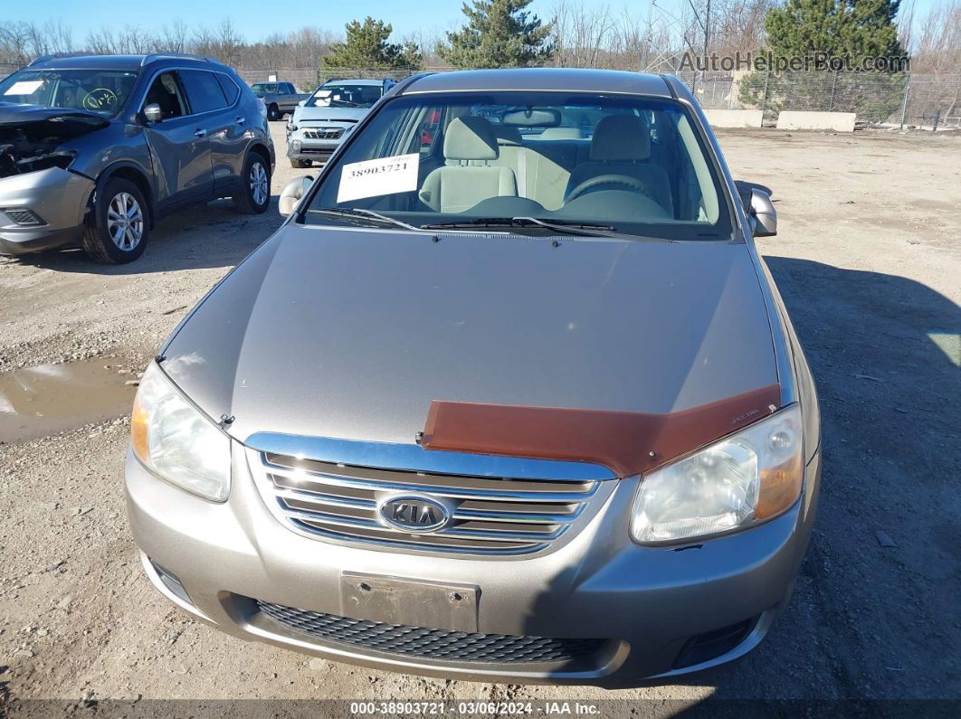 2007 Kia Spectra Ex Beige vin: KNAFE121775409680