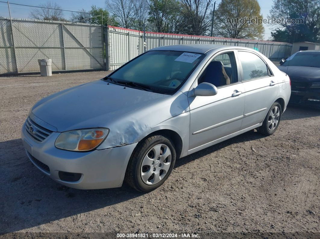 2007 Kia Spectra Ex Silver vin: KNAFE121775442307