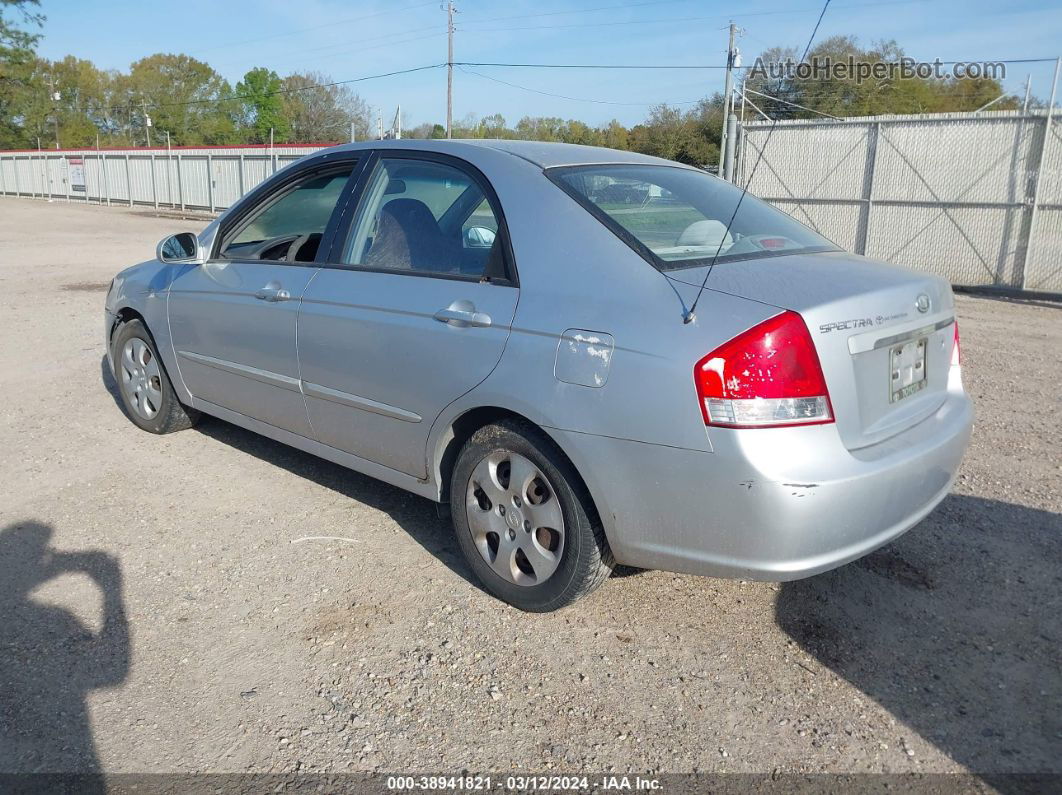 2007 Kia Spectra Ex Silver vin: KNAFE121775442307