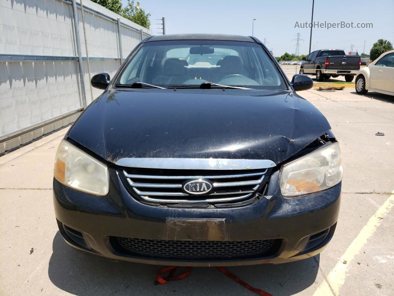 2007 Kia Spectra Ex Black vin: KNAFE121775445465