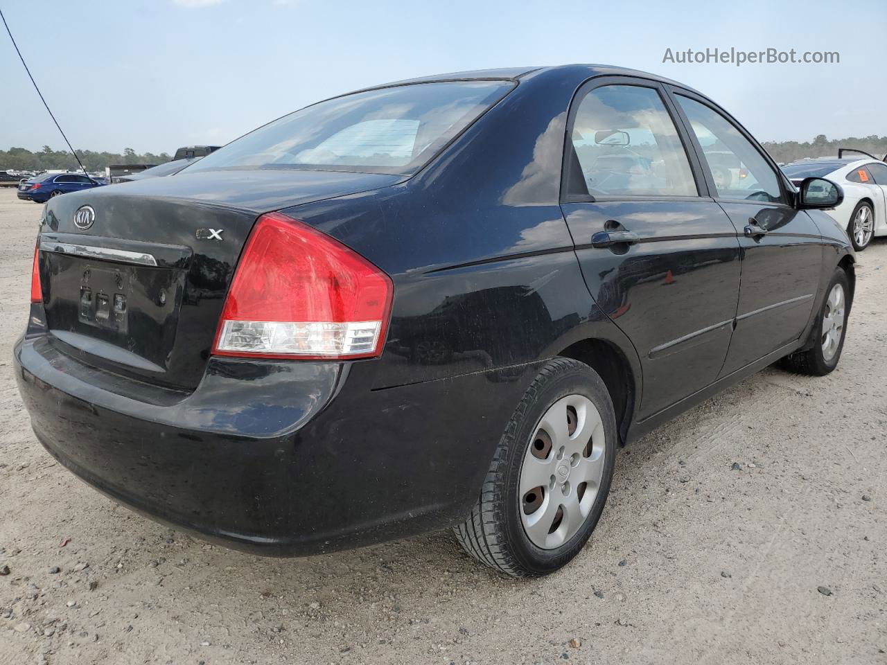 2007 Kia Spectra Ex Black vin: KNAFE121775453503