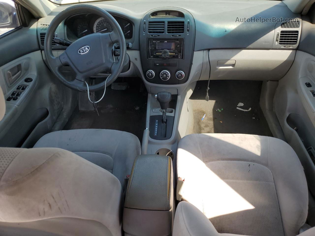 2007 Kia Spectra Ex Blue vin: KNAFE121775465277