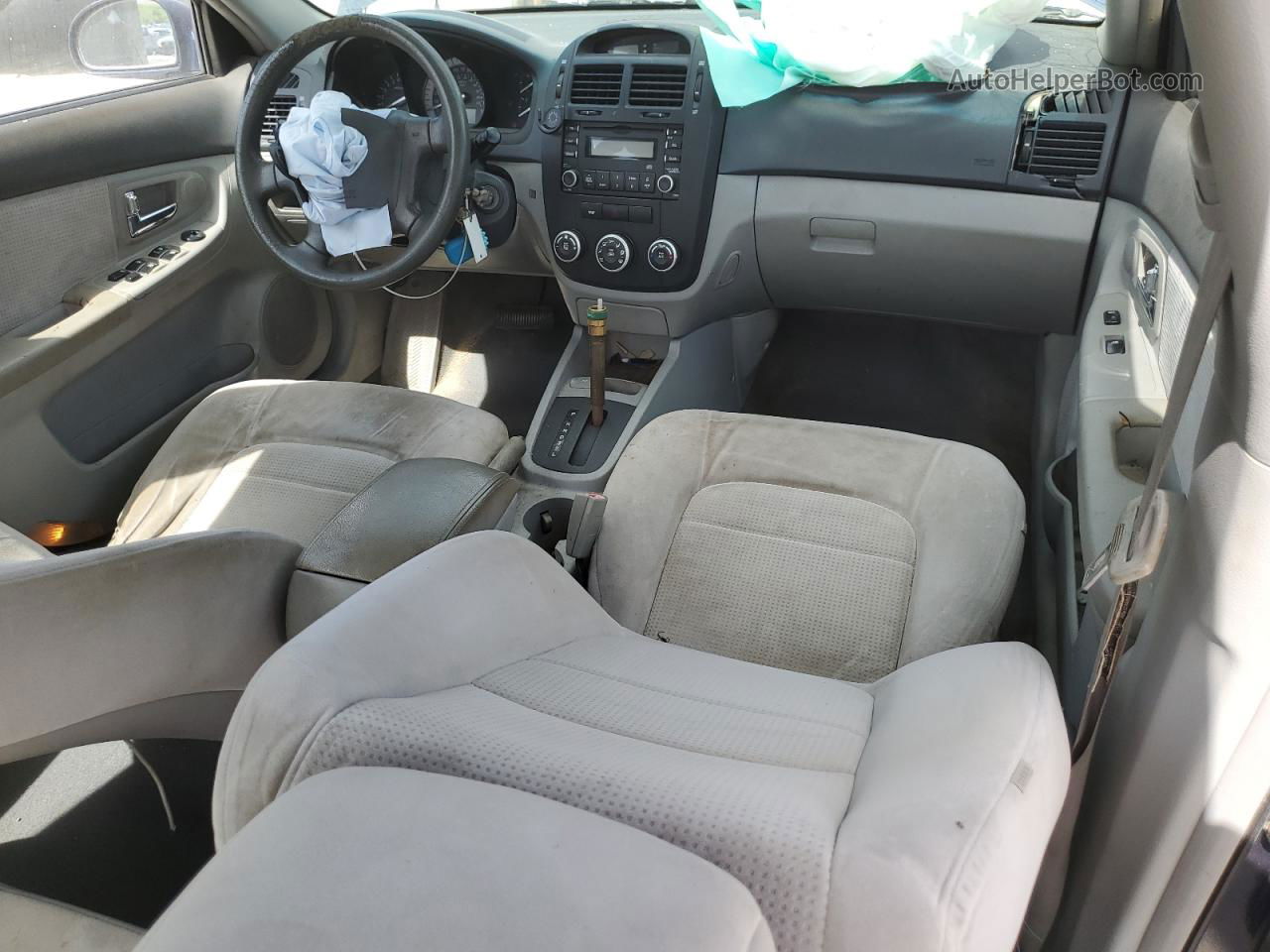 2007 Kia Spectra Ex Blue vin: KNAFE121775466770