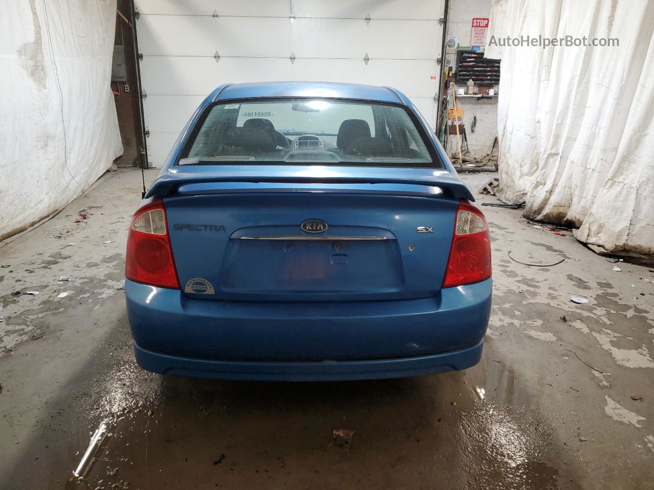 2005 Kia Spectra Lx Blue vin: KNAFE121855094501