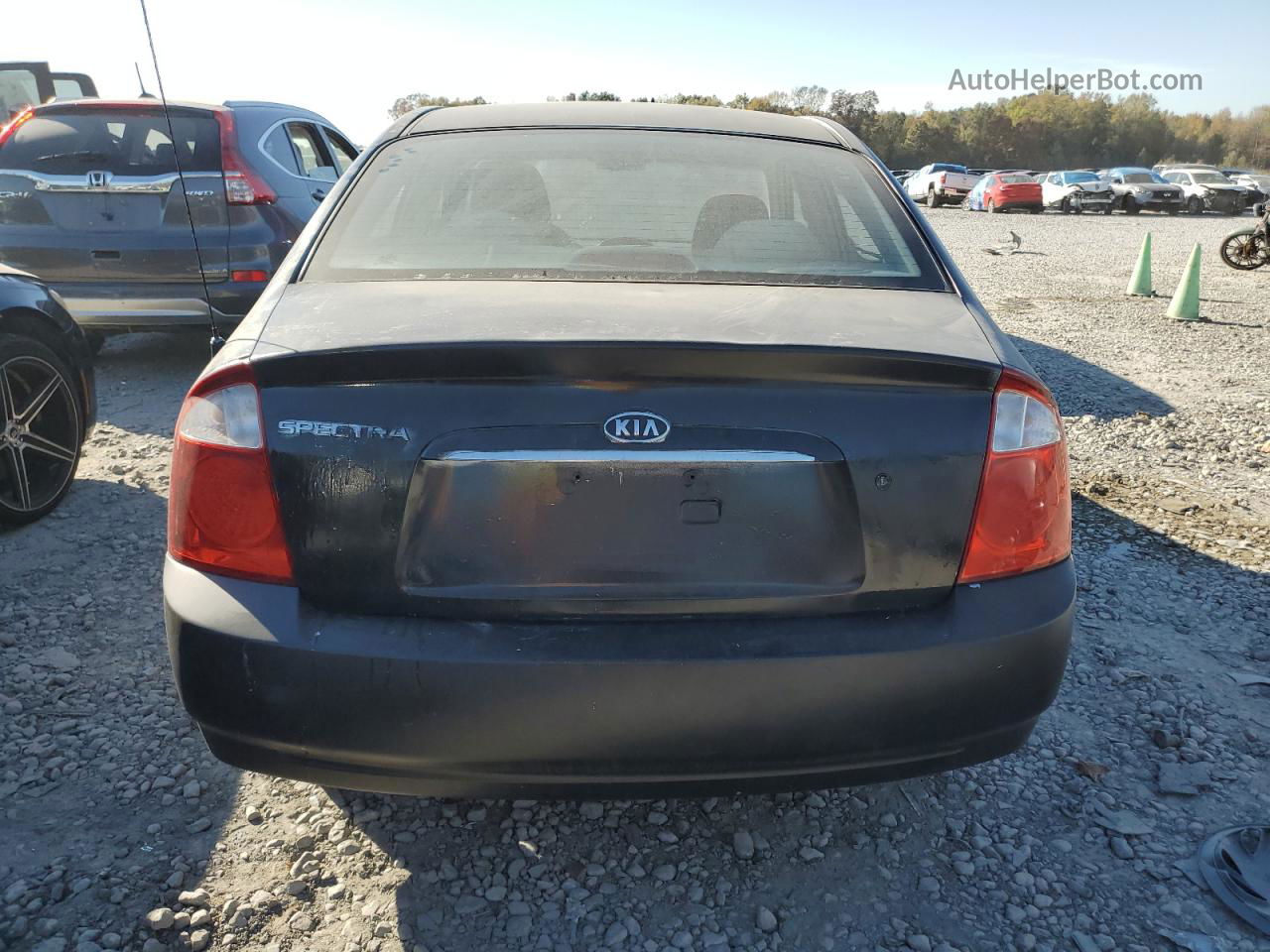 2005 Kia Spectra Lx Blue vin: KNAFE121855131675