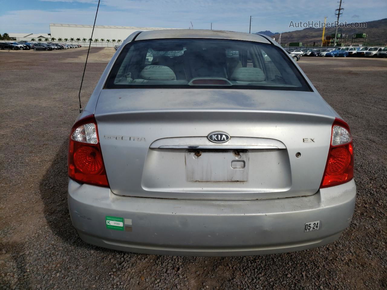 2005 Kia Spectra Lx Silver vin: KNAFE121855138741