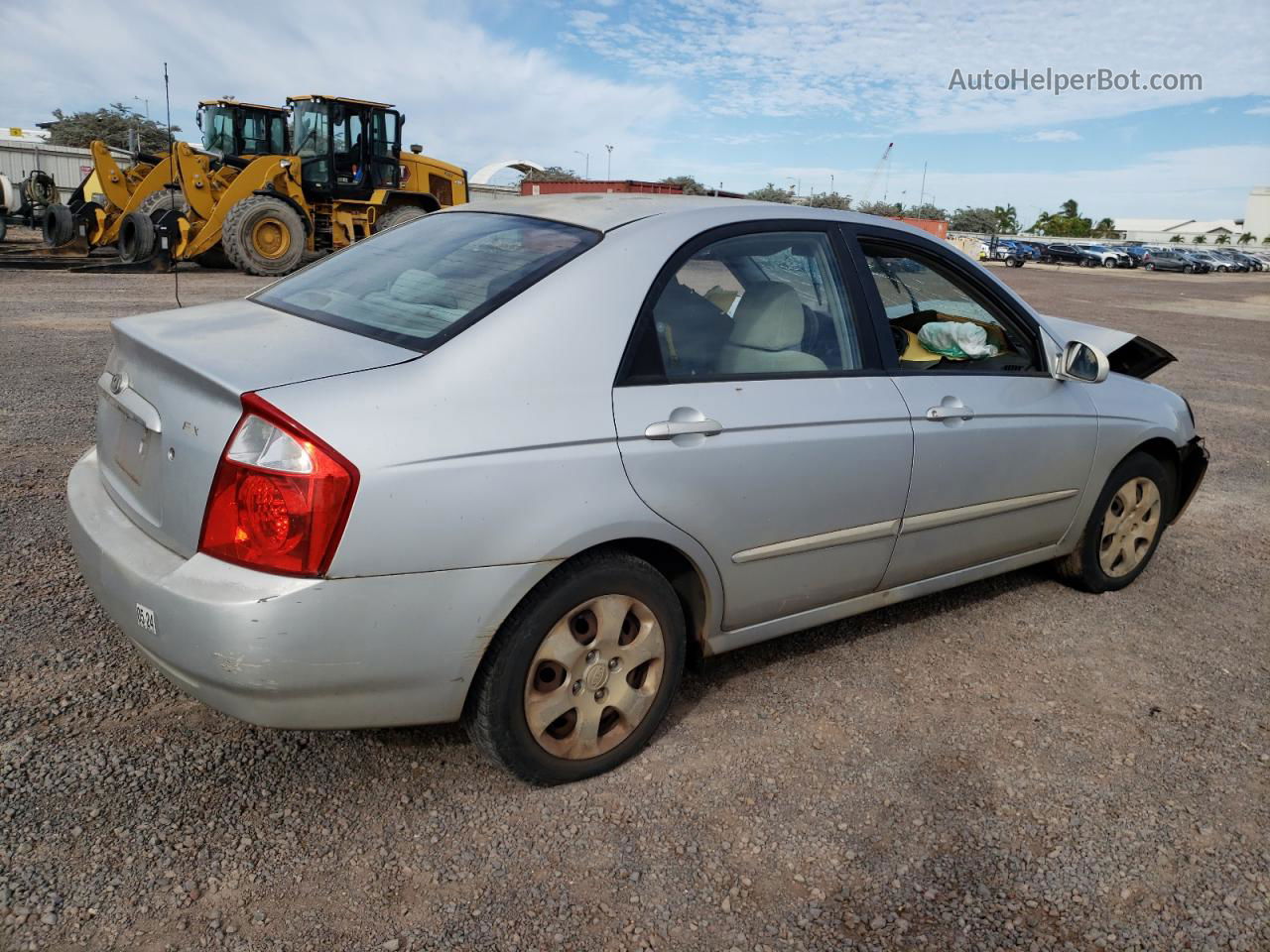 2005 Kia Spectra Lx Серебряный vin: KNAFE121855138741