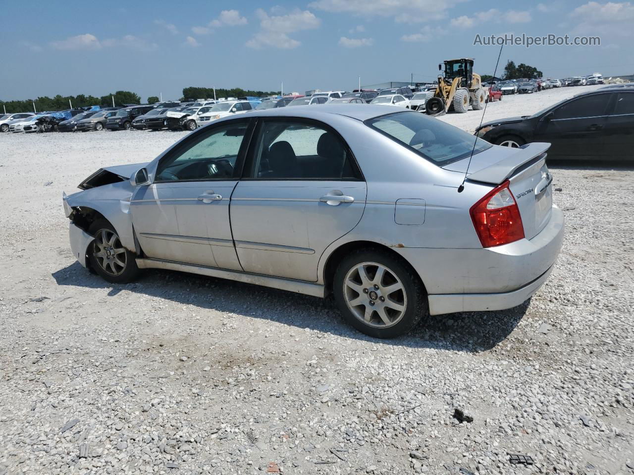 2005 Kia Spectra Lx Silver vin: KNAFE121855151621