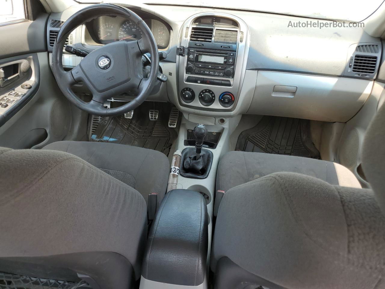 2005 Kia Spectra Lx Silver vin: KNAFE121855151621