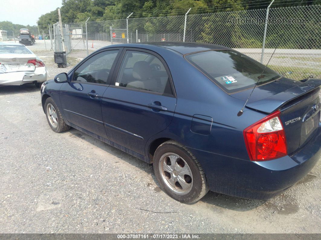 2005 Kia Spectra Lx/ex/sx Blue vin: KNAFE121855197059