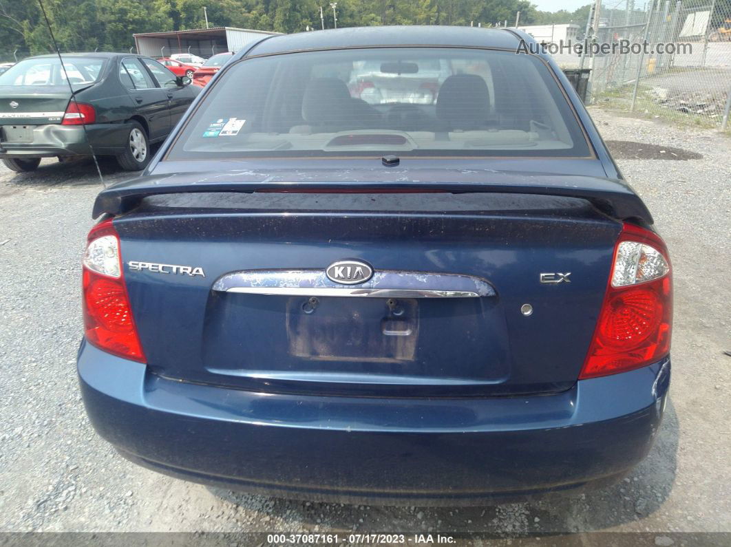 2005 Kia Spectra Lx/ex/sx Blue vin: KNAFE121855197059