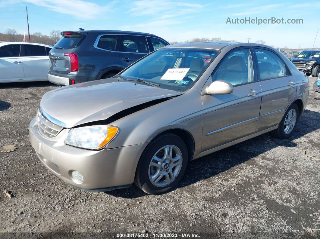 2005 Kia Spectra Sx/ex/lx Gold vin: KNAFE121855205046