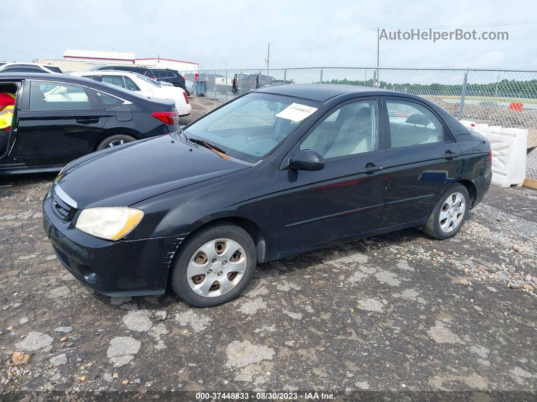 2006 Kia Spectra Ex Black vin: KNAFE121865225752