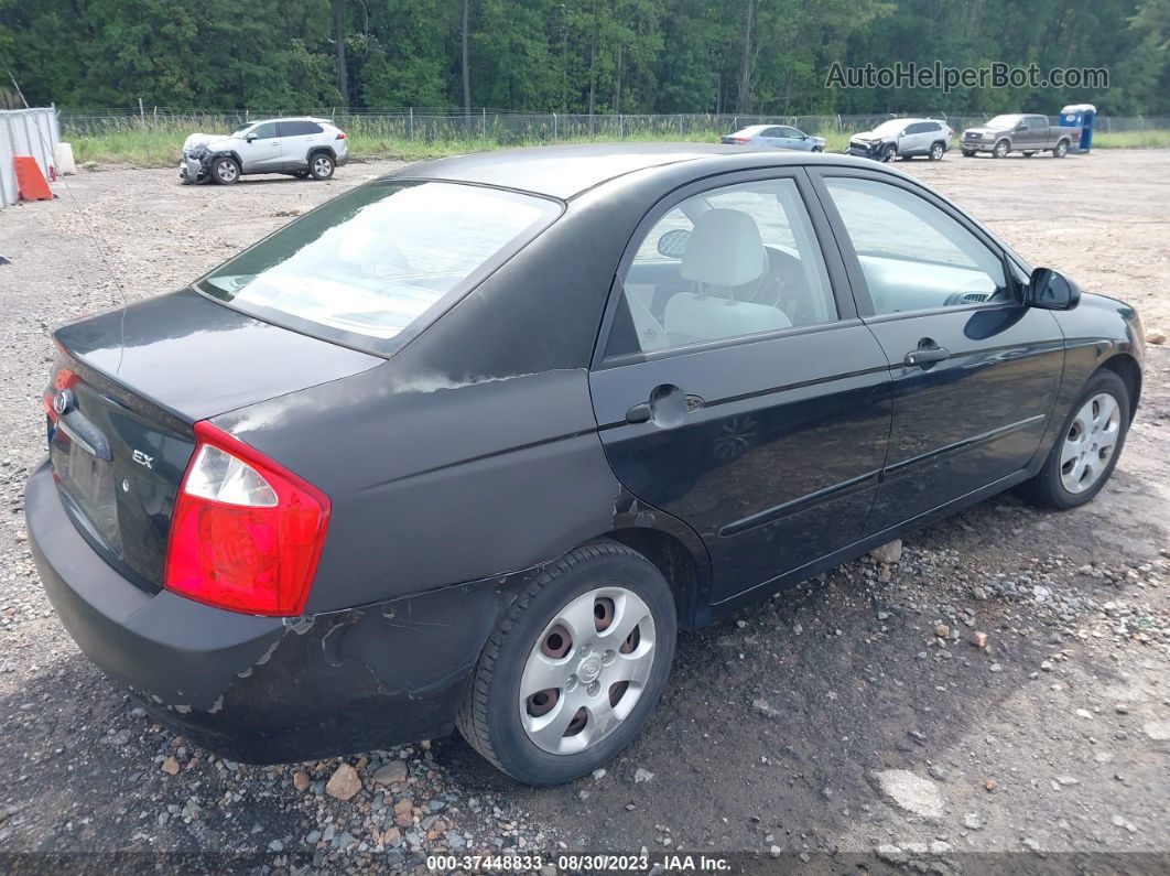 2006 Kia Spectra Ex Black vin: KNAFE121865225752