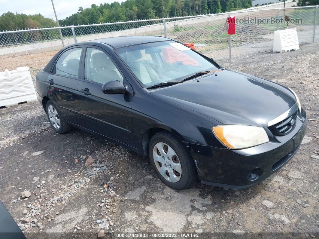 2006 Kia Spectra Ex Black vin: KNAFE121865225752