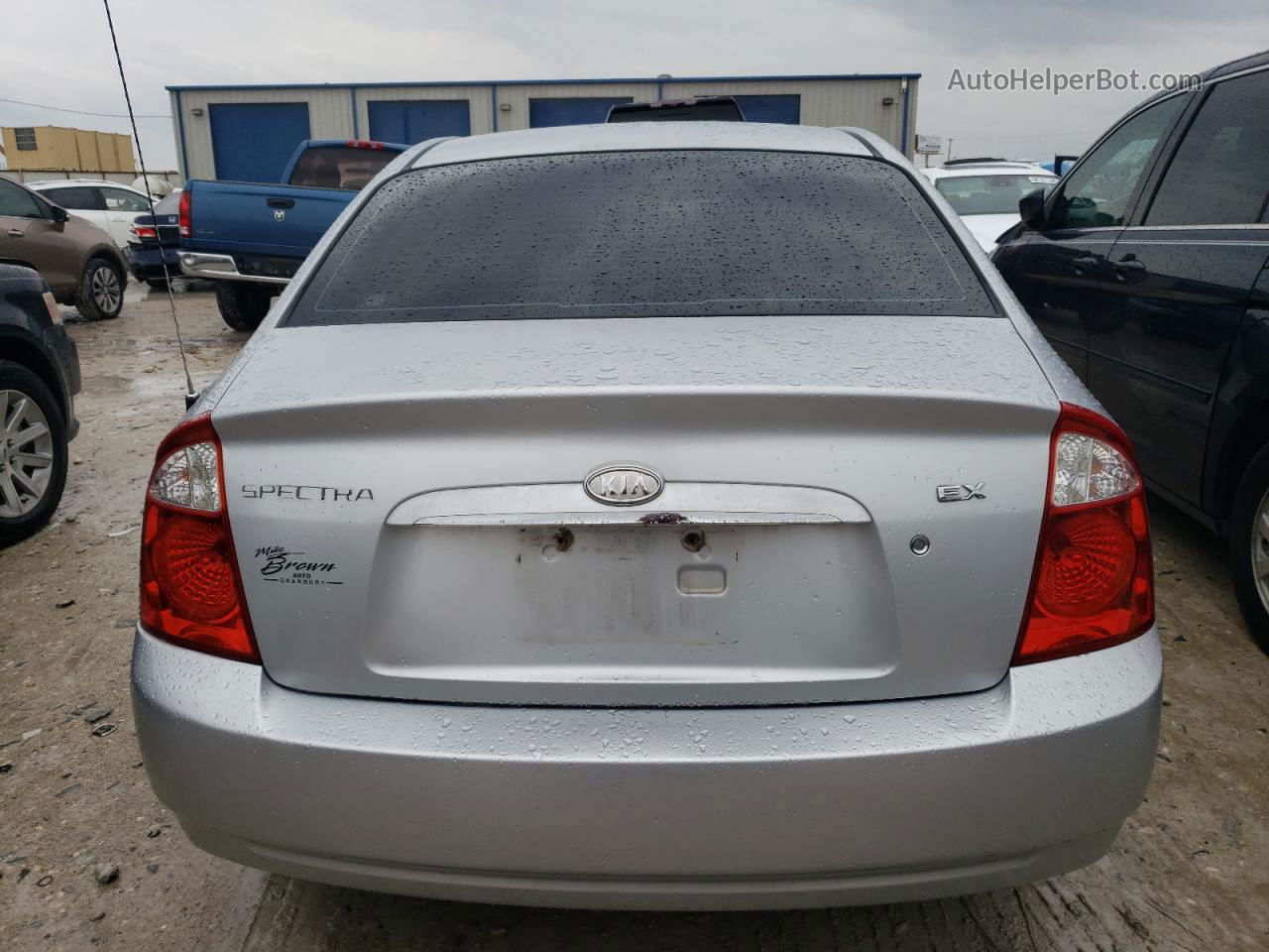 2006 Kia Spectra Lx Gray vin: KNAFE121865306296