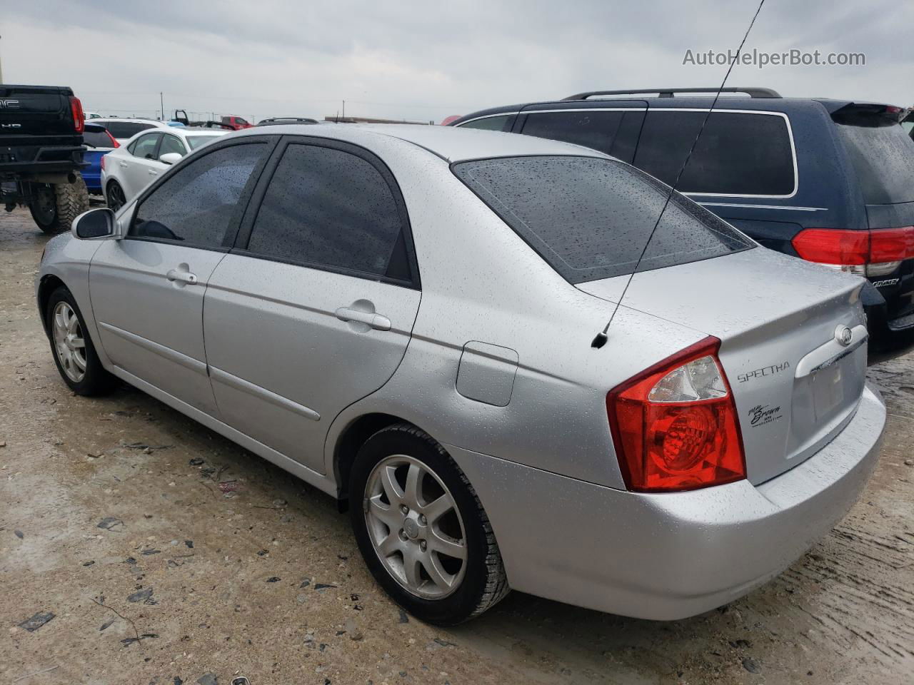 2006 Kia Spectra Lx Gray vin: KNAFE121865306296