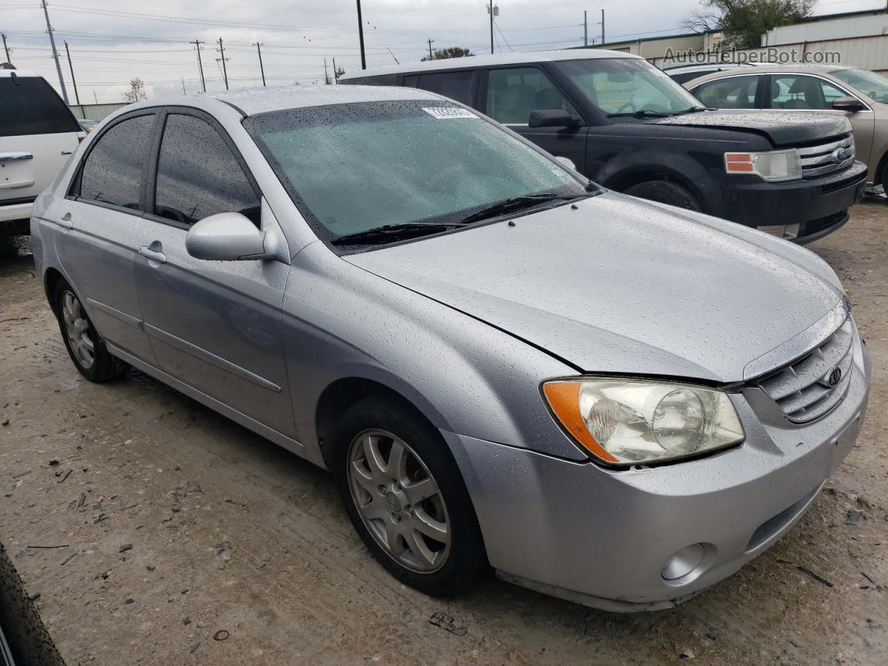 2006 Kia Spectra Lx Gray vin: KNAFE121865306296