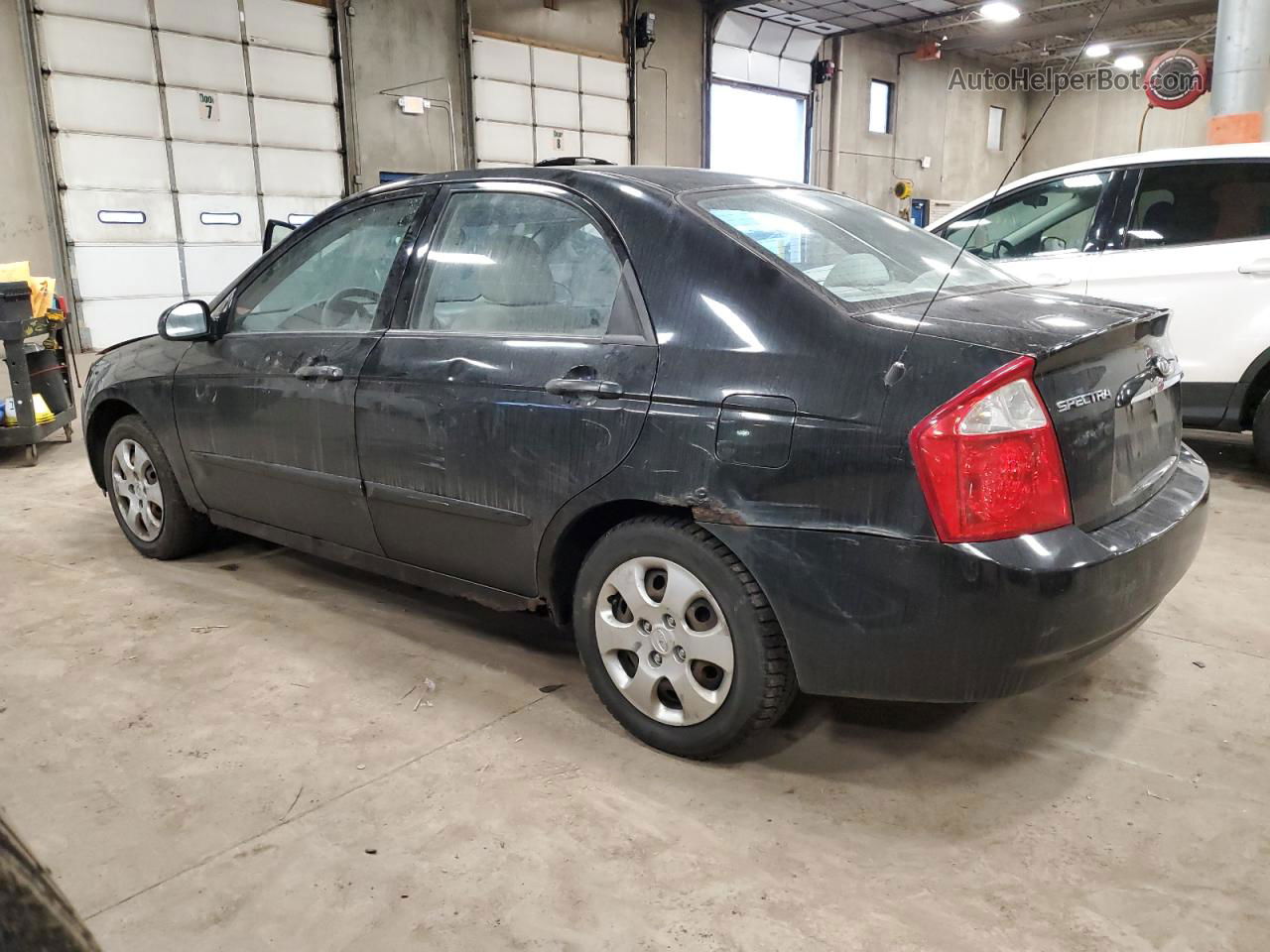 2006 Kia Spectra Lx Black vin: KNAFE121865333708