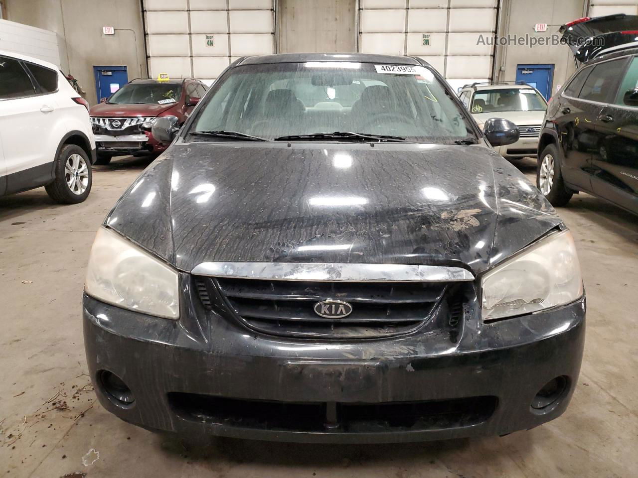 2006 Kia Spectra Lx Black vin: KNAFE121865333708