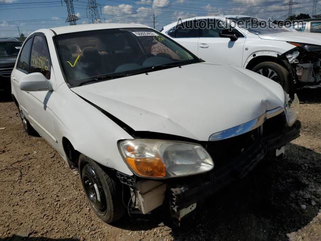 2007 Kia Spectra Ex White vin: KNAFE121875422552