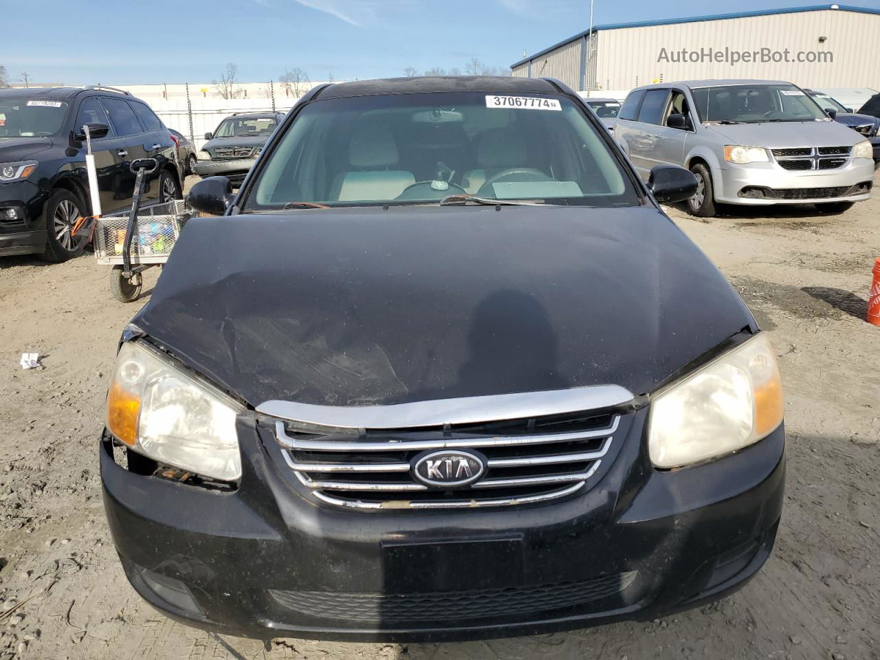 2007 Kia Spectra Ex Black vin: KNAFE121875433809