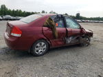 2007 Kia Spectra Ex Burgundy vin: KNAFE121875445619